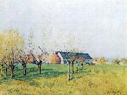 Alfred Sisley Bauernhof zum Hollenkaff oil painting